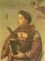 Signorelli, Luca: Werke im Dom von Perugia: Altarbild des Hl. Honofrius, Detail