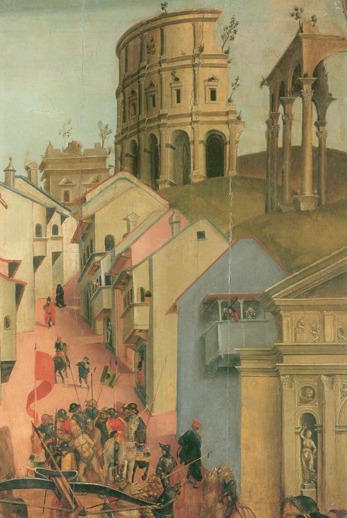 Signorelli, Luca: Das Martyrium des Hl. Sebastian, Detail