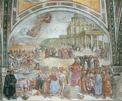 Signorelli, Luca: Werke im Dom von Orvieto: Die Predigt und die Taten des Antichrist