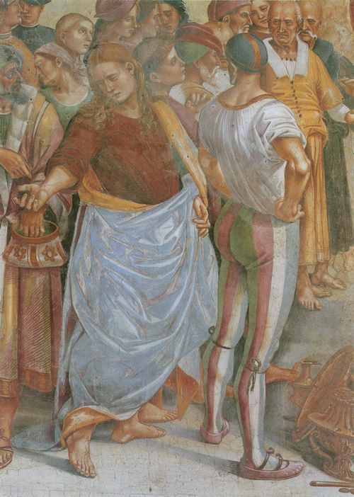 Signorelli, Luca: Werke im Dom von Orvieto: Die Predigt und die Taten des Antichrist, Detail