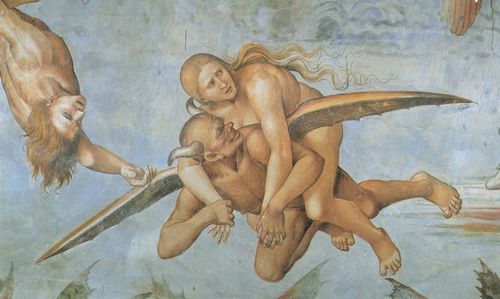 Signorelli, Luca: Werke im Dom von Orvieto: Die Verdammten, Detail