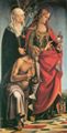 Signorelli, Luca: Die Hl. Katharina, Hieronymus und Maria Magdalena