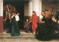 Alma-Tadema, Sir Lawrence: Eingang zu einem römischen Theater