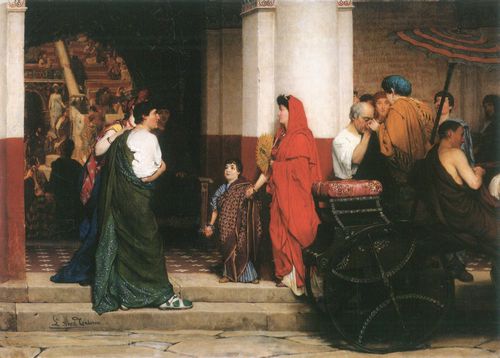 Alma-Tadema, Sir Lawrence: Eingang zu einem rmischen Theater