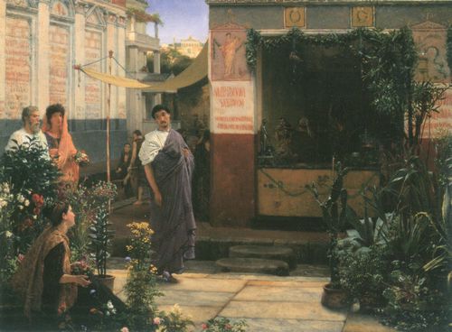 Alma-Tadema, Sir Lawrence: Der Blumenmarkt