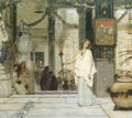 Alma-Tadema, Sir Lawrence: Das Winzerfest, Detail [1]