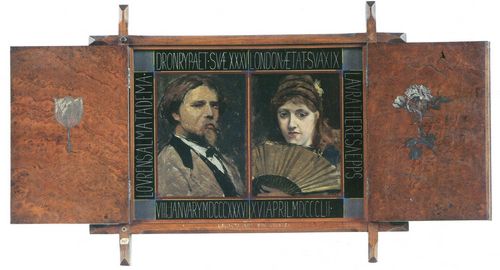 Alma-Tadema, Sir Lawrence: Selbstportrt von Lawrence Alma-Tadema und Laura Theresa Epps