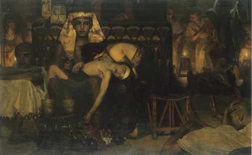 Alma-Tadema, Sir Lawrence: Der Tod des Erstgeborenen