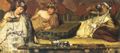 Alma-Tadema, Sir Lawrence: Das Abendessen (Griechisch), Detail