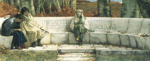 Alma-Tadema, Sir Lawrence: Herbst, Detail
