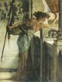 Alma-Tadema, Sir Lawrence: Eine Bacchantin (»Da ist er!«)