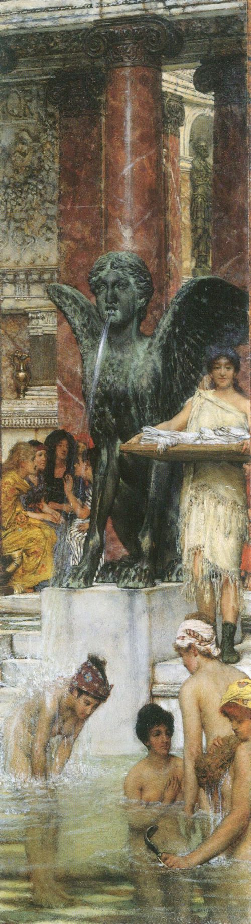 Alma-Tadema, Sir Lawrence: Ein Bad (Ein antiker Brauch)