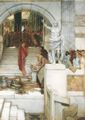 Alma-Tadema, Sir Lawrence: Nach der Audienz