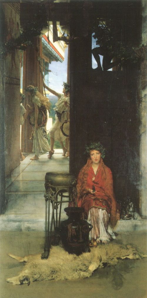 Alma-Tadema, Sir Lawrence: Der Weg zum Tempel