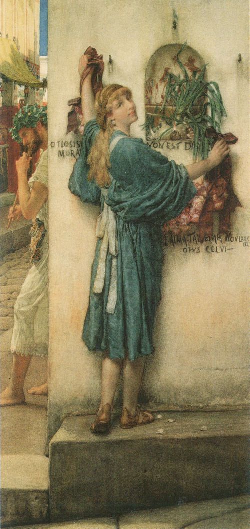 Alma-Tadema, Sir Lawrence: Ein Straenaltar