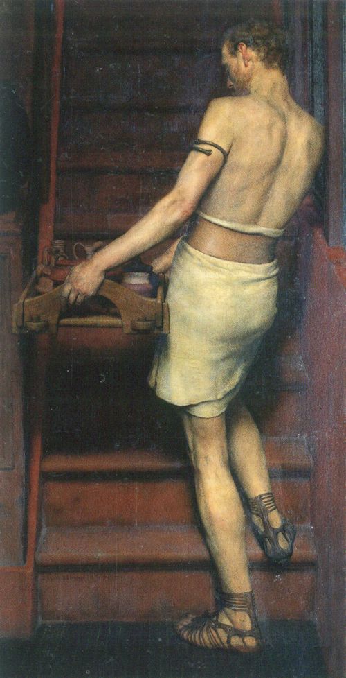 Alma-Tadema, Sir Lawrence: Ein Rmisch-Britischer Tpfer