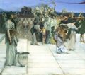 Alma-Tadema, Sir Lawrence: Eine Weihe an Bacchus, Detail