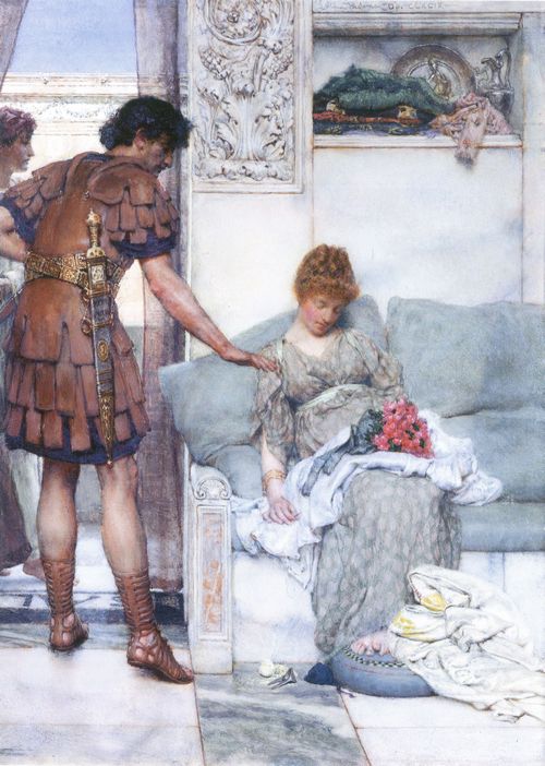 Alma-Tadema, Sir Lawrence: Ein stiller Gru