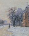 Guillaumin, Jean-Baptiste Armand: Fußgänger in Paris im Winter