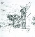 Guillaumin, Jean-Baptiste Armand: Landschaft mit Schänke oder Wirtshaus in Ivry