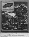 Piranesi, Giovanni Battista: Das Marsfeld im antiken Rom: Vogelschau der isolierten Ruinen des Theater-Pompeius