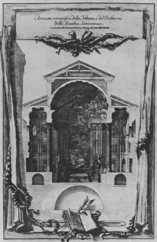 Piranesi, Giovanni Battista: S. Giovanni in Laterano: Querschnitt, der Chor