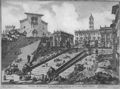Piranesi, Giovanni Battista: Vedute di Roma: Kapitol und S. Maria in Aracoeli
