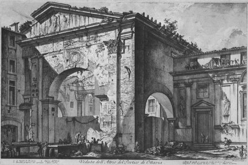Piranesi, Giovanni Battista: Vedute di Roma: Porticus der Octavia