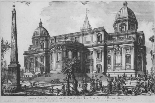 Piranesi, Giovanni Battista: Vedute di Roma: S. Maria Maggiore, Choransicht