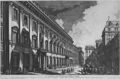 Piranesi, Giovanni Battista: Vedute di Roma: Palazzo Odescalchi