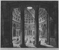 Piranesi, Giovanni Battista: Vedute di Roma: Pantheon, Innenansicht
