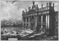 Piranesi, Giovanni Battista: Vedute di Roma: S. Giovanni in Laterano, Fassade