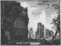Piranesi, Giovanni Battista: Vedute di Roma: Villa Adriana bei Tivoli, Piazza d'Oro