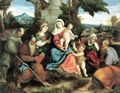 Veronese, Bonifacio: Die Heilige Familie und andere Heilige
