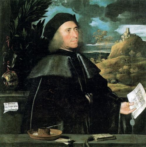 Cariani, Giovanni: Portrt des Giovanni Antonio Caravaggio