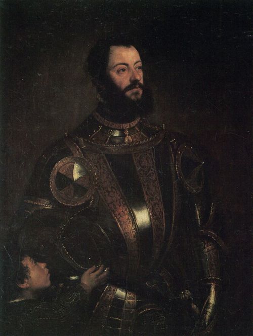 Tizian: Portrt des Alphonse d' Avalos, Marquis von Vasto