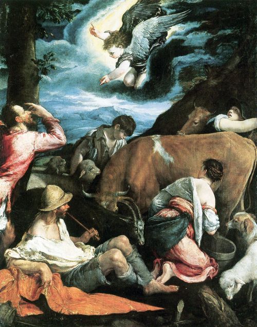 Bassano, Jacopo: Verkndung bei den Hirten