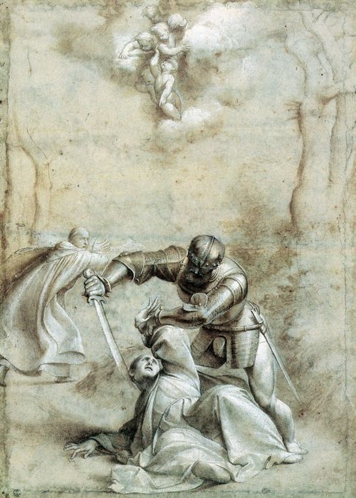 Pordenone, Giovanni Antonio de Lodesanis: Studie zu dem Mord an Petrus dem Mrtyrer