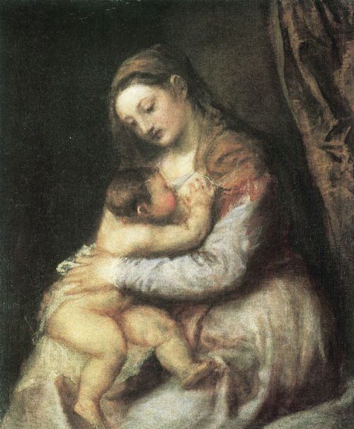 Tizian: Jungfrau und Kind
