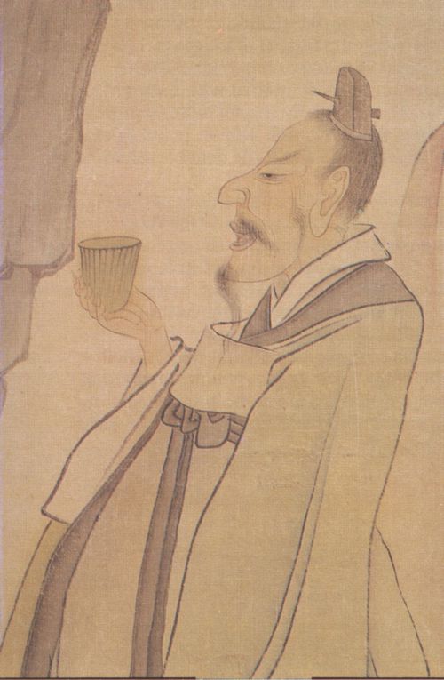 Hongshou, Chen: Genuss bei der Betrachtung eines Gemäldes, Detail