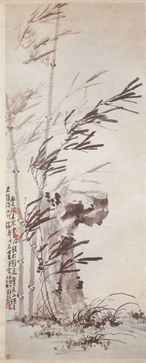Fangying, Li: Bambus und Fels