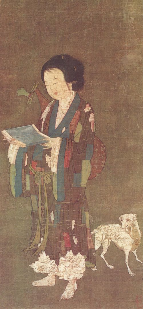 Chinesischer Meister um 1300: Der Bodhisattva Wen-Shu