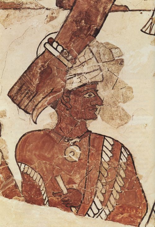 Unbekannte gyptische Knstler: Ausschnitt einer Wandmalerei