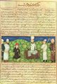 Unbekannte indische Knstler um 1450: Knig Kayumarth und sein Hof
