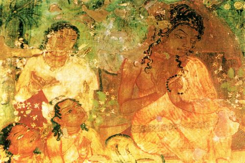 Unbekannte indische Knstler des 6. Jahrhunderts: Predigender Eremit
