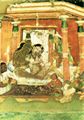 Unbekannte indische Künstler des 6. Jahrhunderts: Palastszene