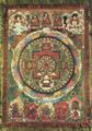 Unbekannte indische Künstler des 18. Jahrhunderts: Mandala der Samvara-Gottheit