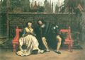 Tissot, Jacques-Joseph: Faust und Marguerite im Garten