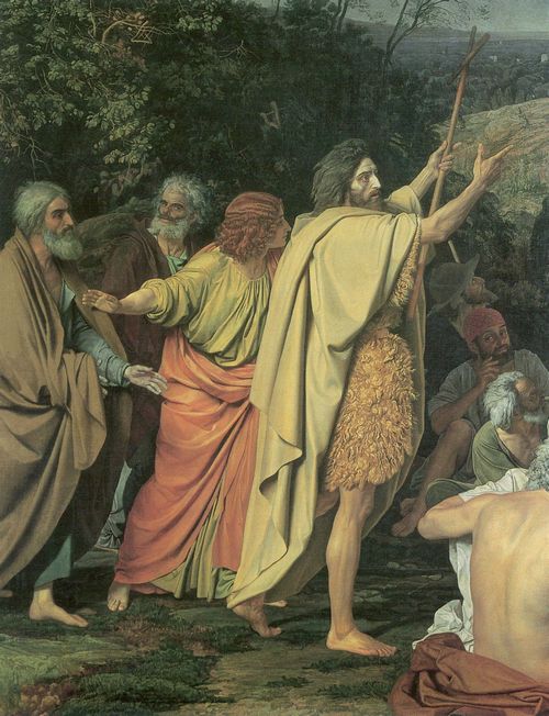 Iwanow, Alexander Andrejewitsch: Christus erscheint dem Volke, Detail