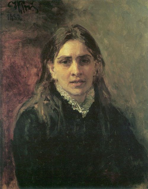 Repin, Ilja Jefimowitsch: Portrt der Schauspielerin Pelageja Antipjewna Strepetowa